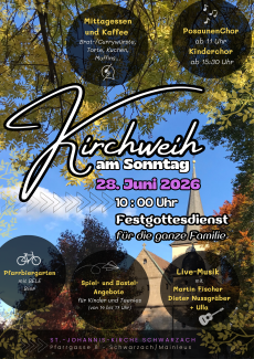 Johanniskirchweih 2026 Plakat