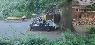 Pfarrscheune mit Lounge