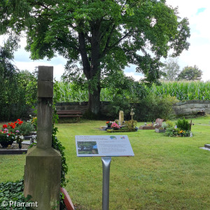 Friedhof Beschilderung